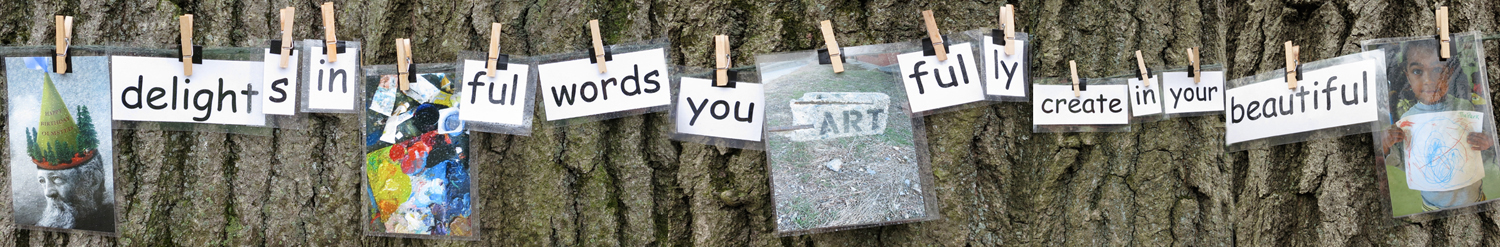 Olmstead delights in the colorful words you artfully create in your beautiful park.