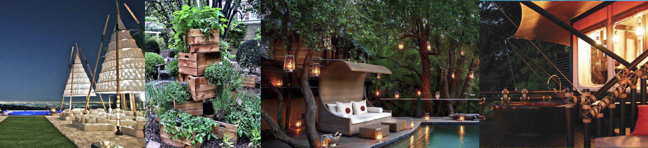 Events / Organic Gardens / Tropical Design / Retreat Rooms