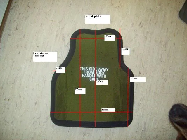 Osprey front plate