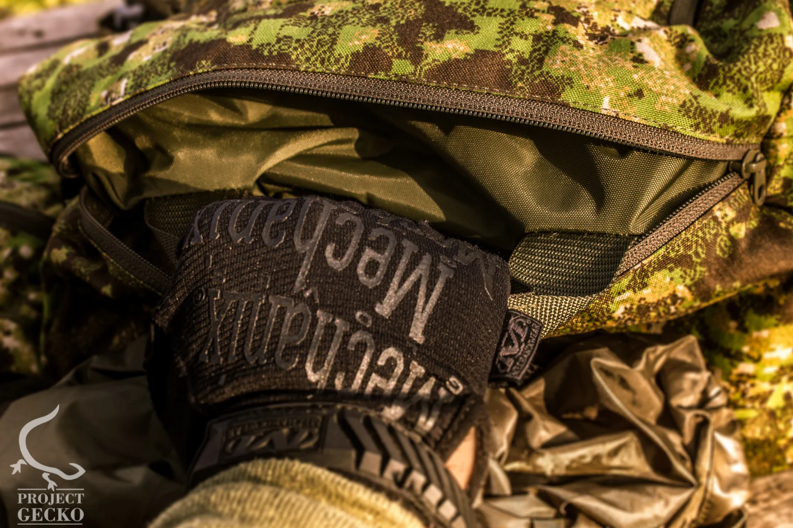Center- Lower part of the backpack