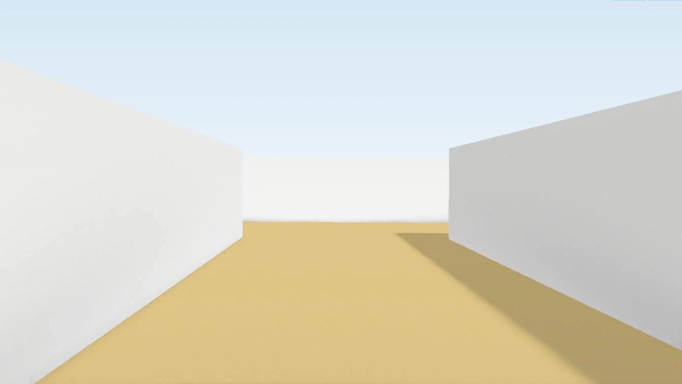 Above : a T section