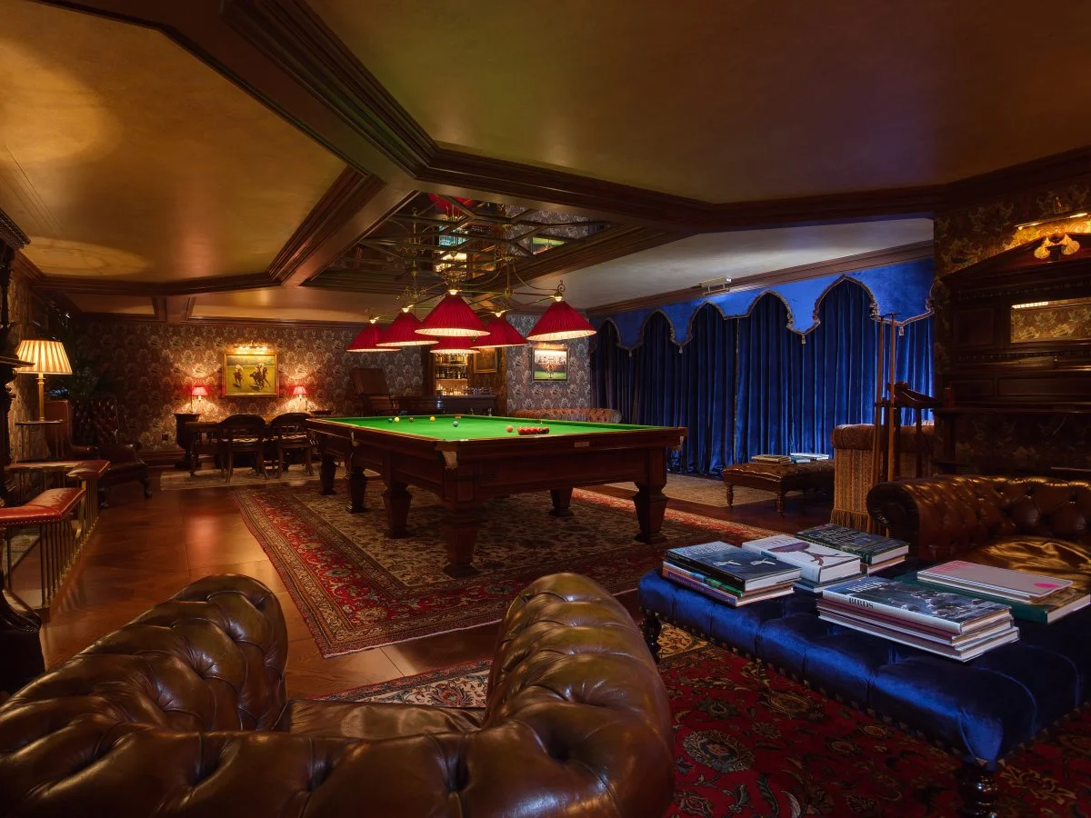 There's also a cozy billiards room where visitors can relax, unwind, and play a few rounds.