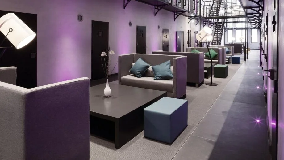 After spending 144 years as a prison, the hotel now features 40 rooms spread across three floors. Each room is air-conditioned and has free Wifi.