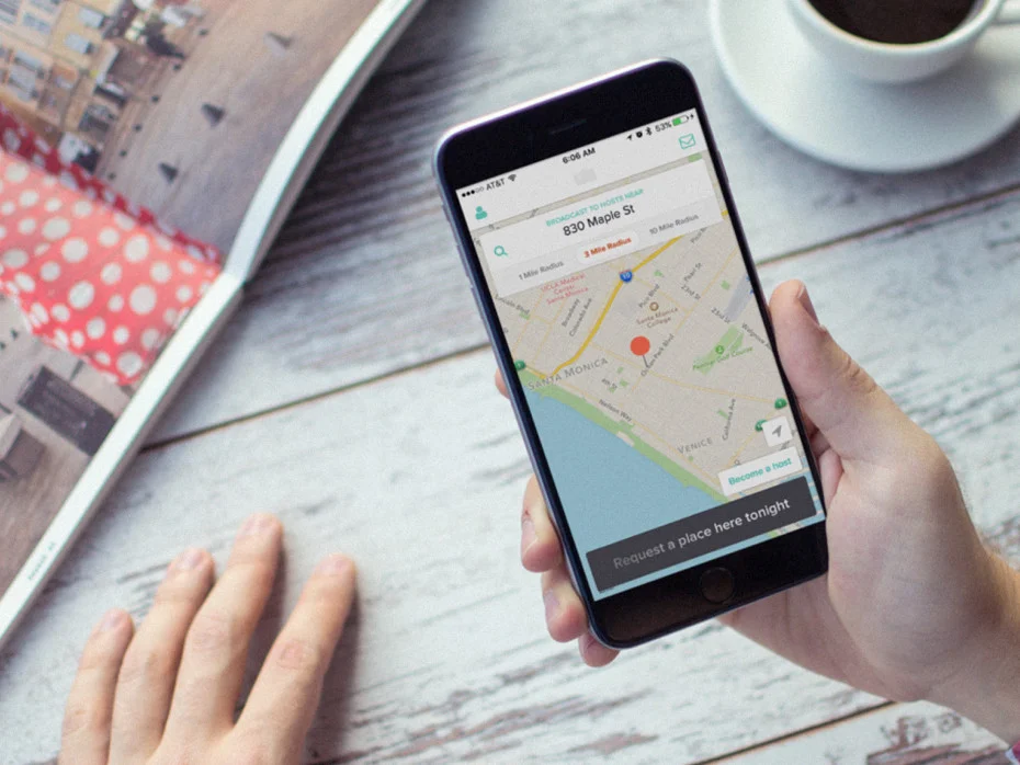 Overnight App allows spontaneous stays