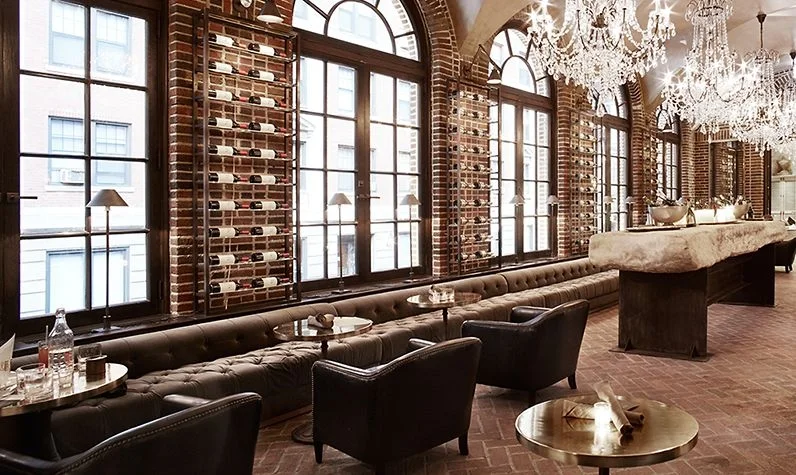 Suppliers like Restoration Hardware are offering elements to create what Lotner calls "rough luxe."