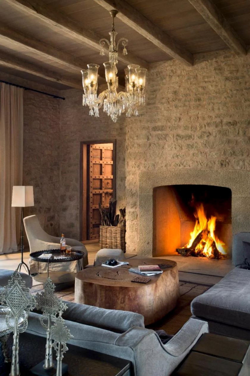 One of the home's lounge areas CREDIT: DOOK