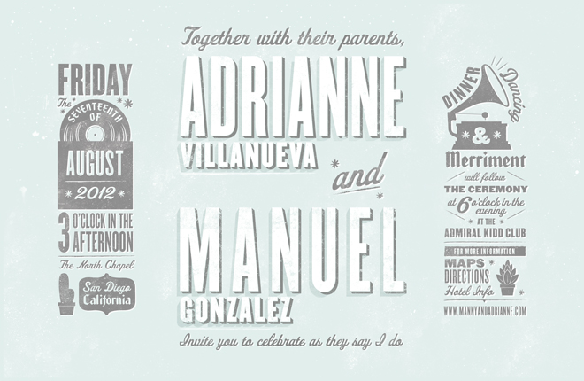 11x17 Wedding Invite Poster