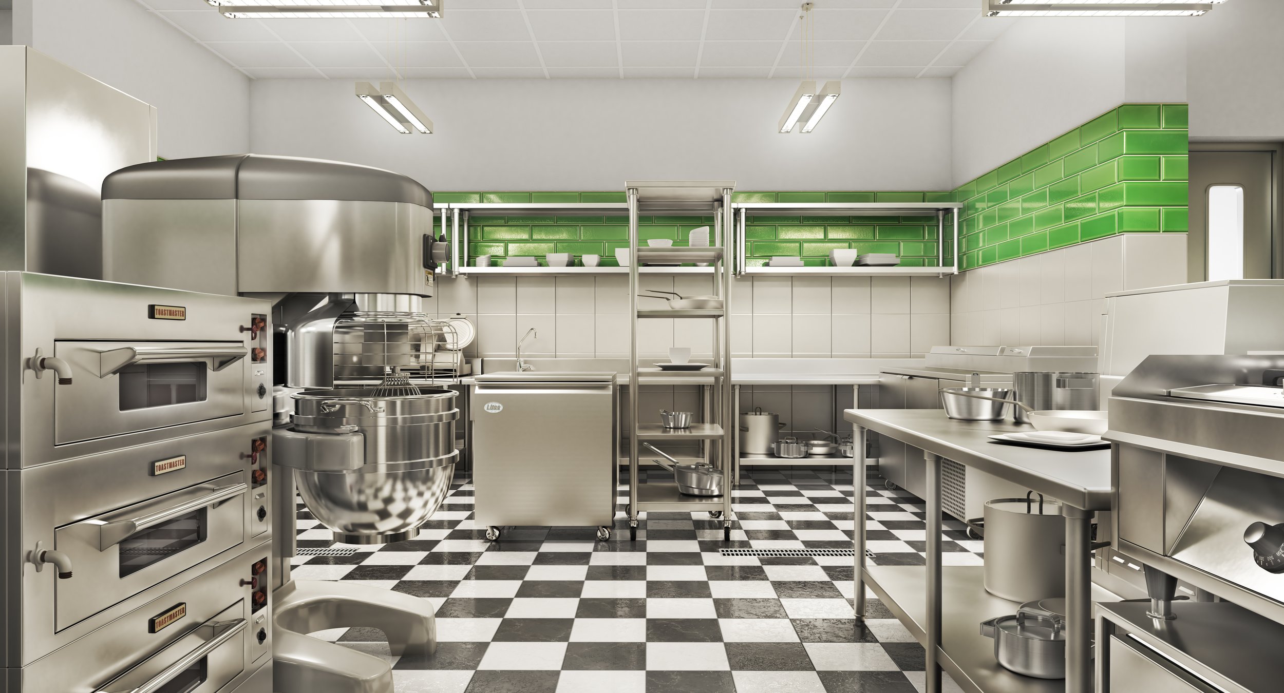 Commercial kitchen - green.jpg