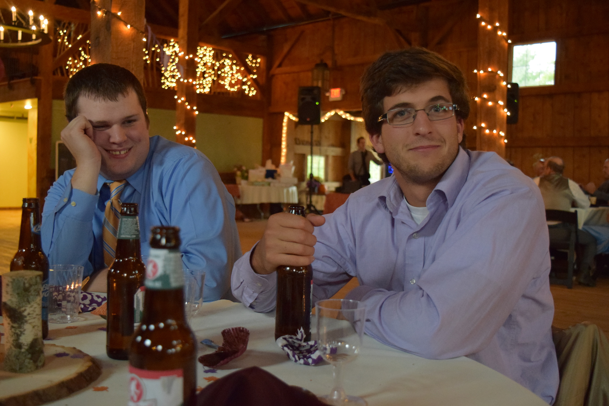 Ben and Greg, enjoying being photographed.