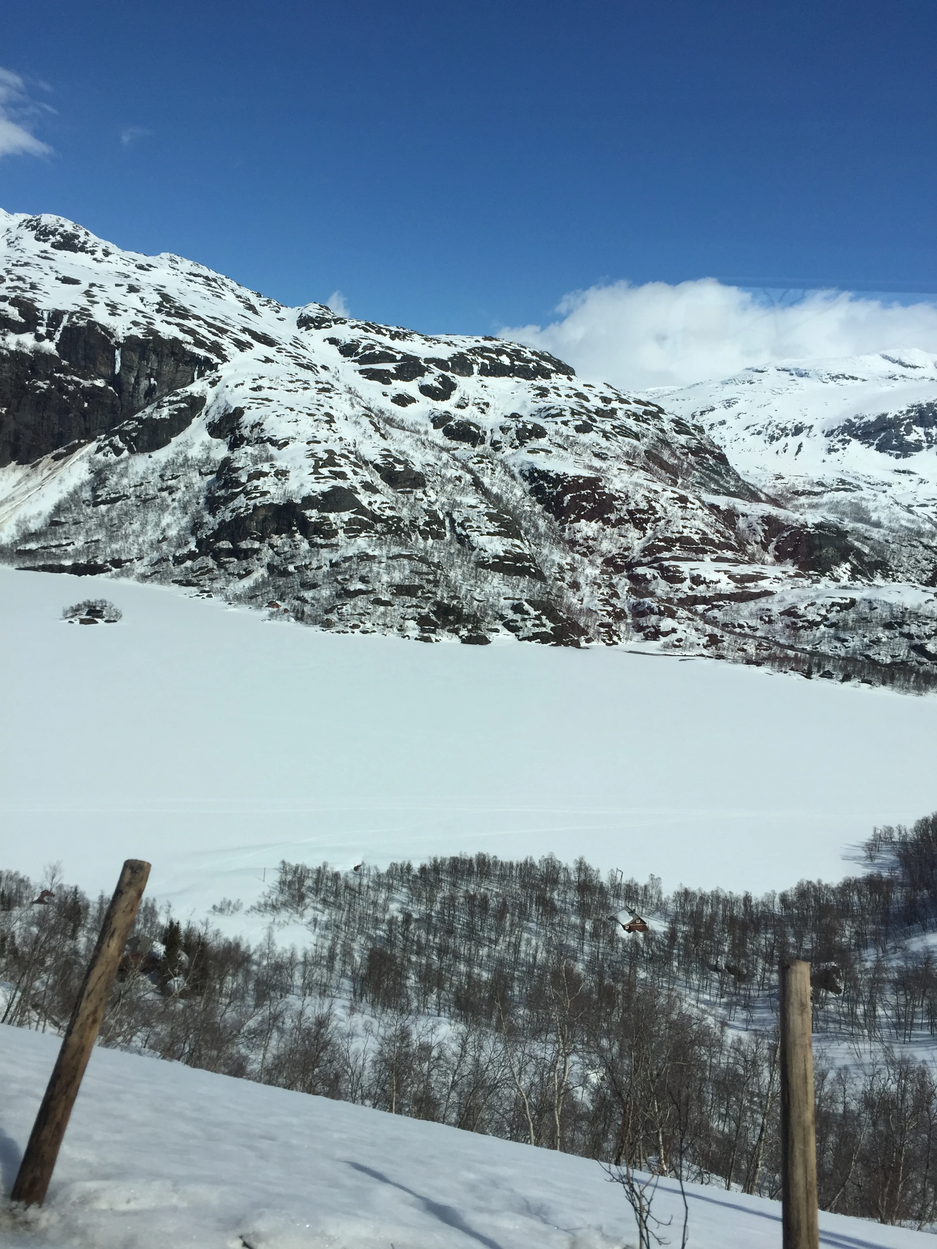 On the train to Oslo...