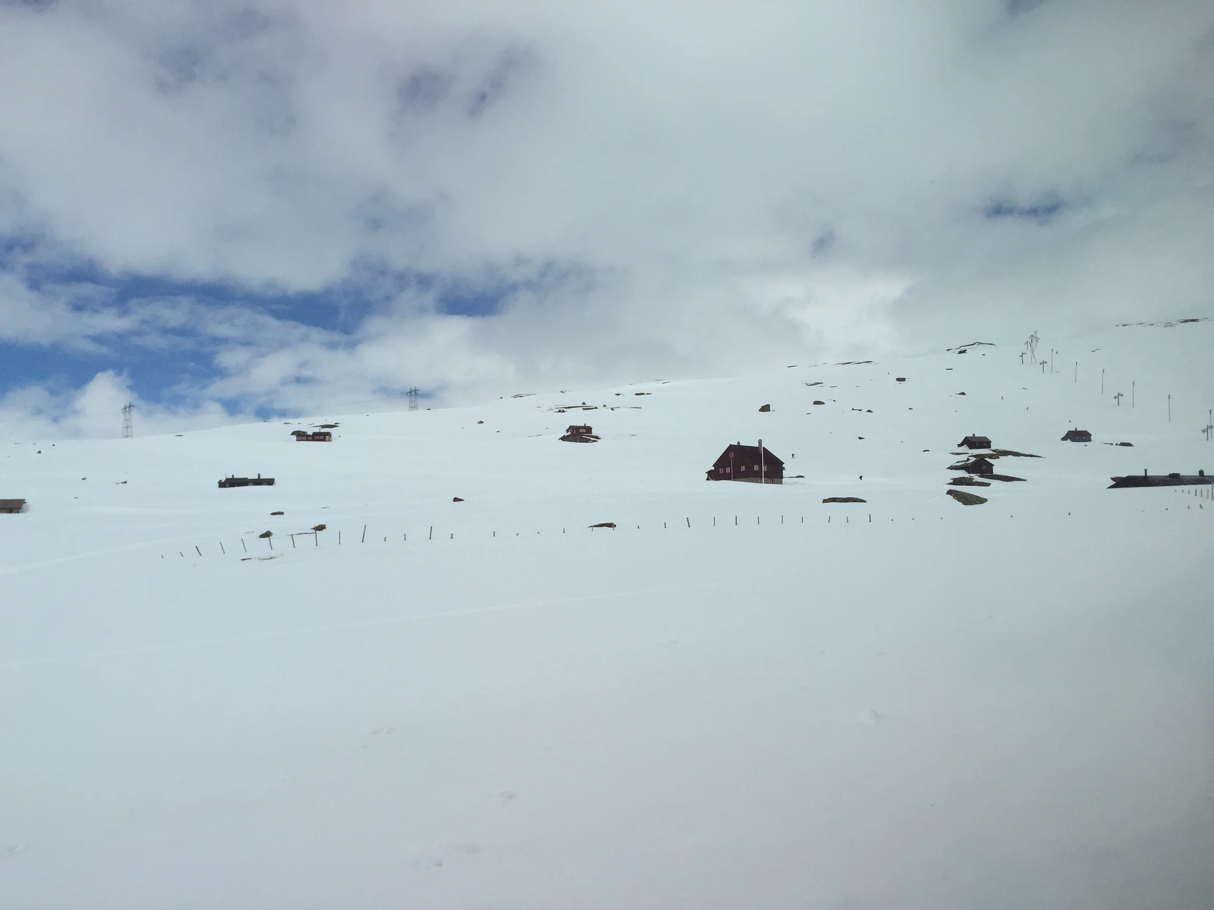 Sometimes there were houses up there.