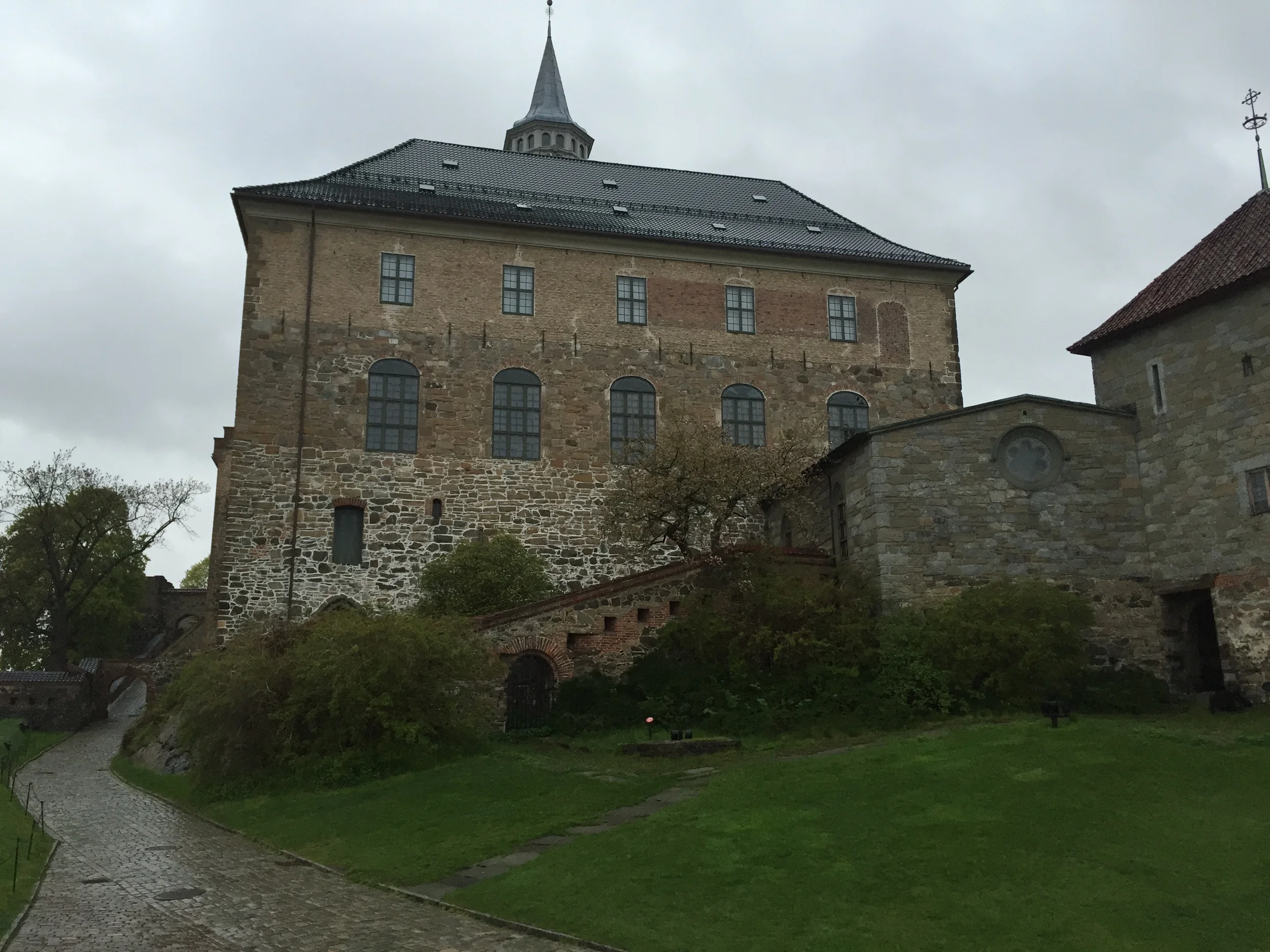 And I finally made it Oslo, where there was an ancient fortress.