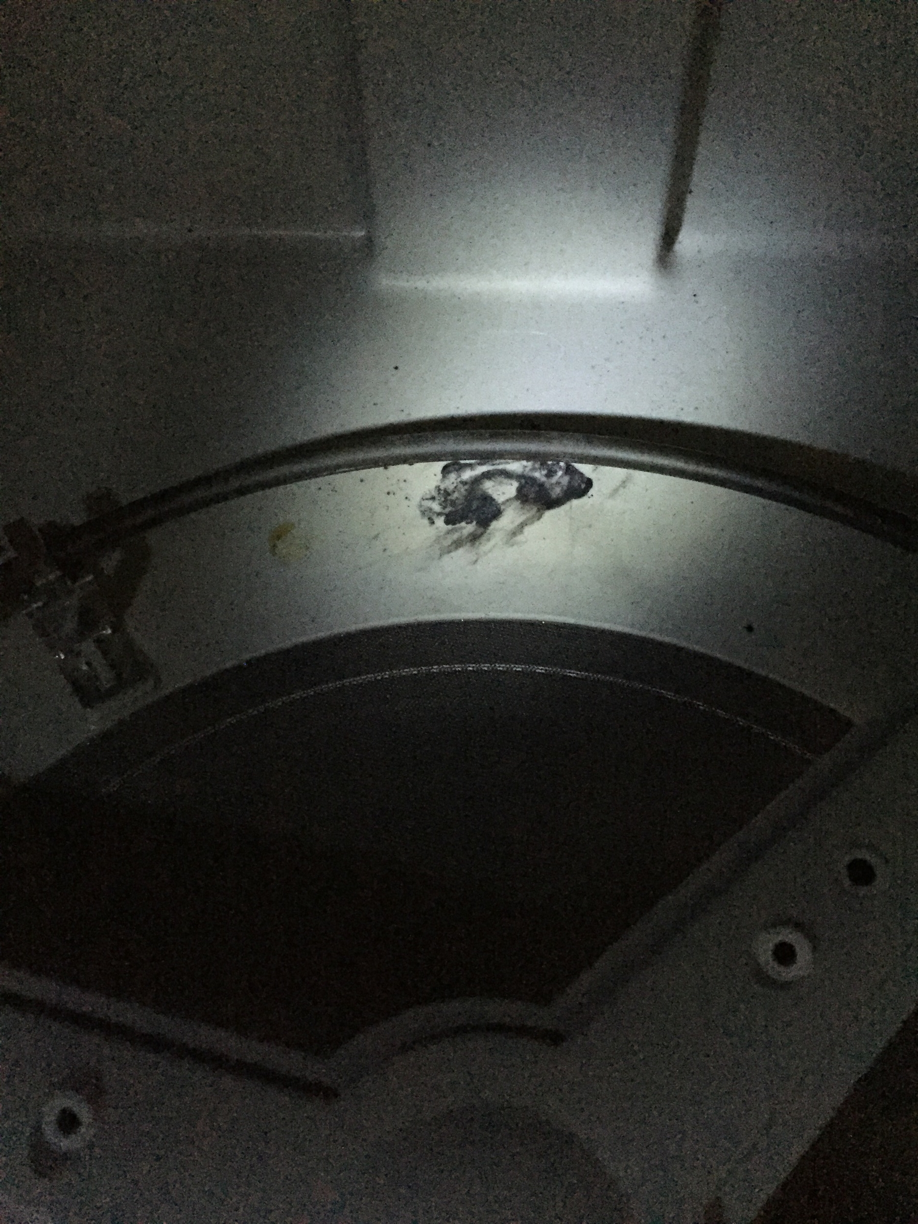 The leftover evidence - not what you want to have sitting in your dishwasher, but it will. not. come. off.