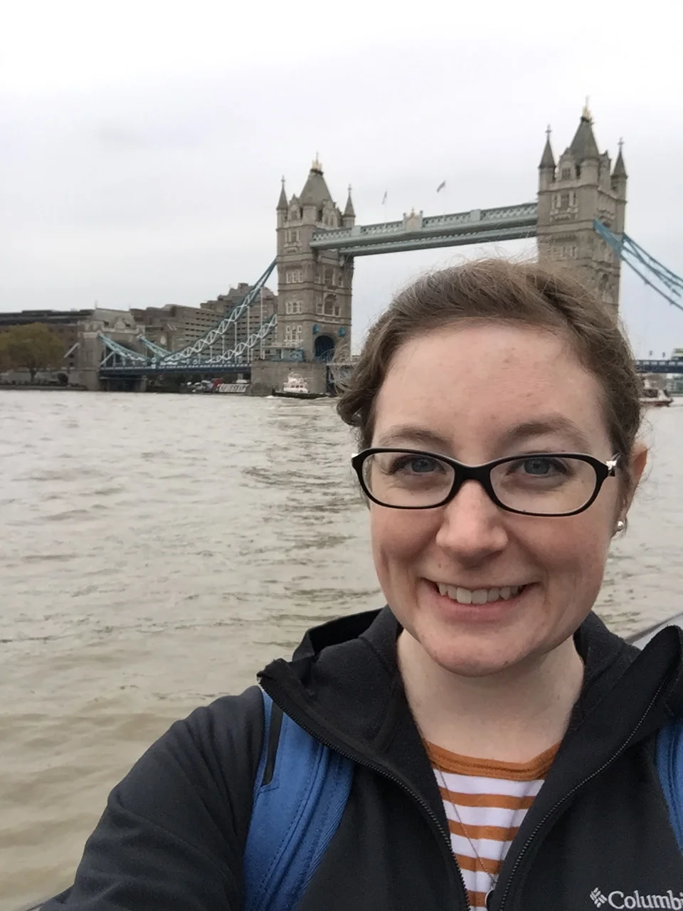 A cheesy selfie with the Tower Bridge...