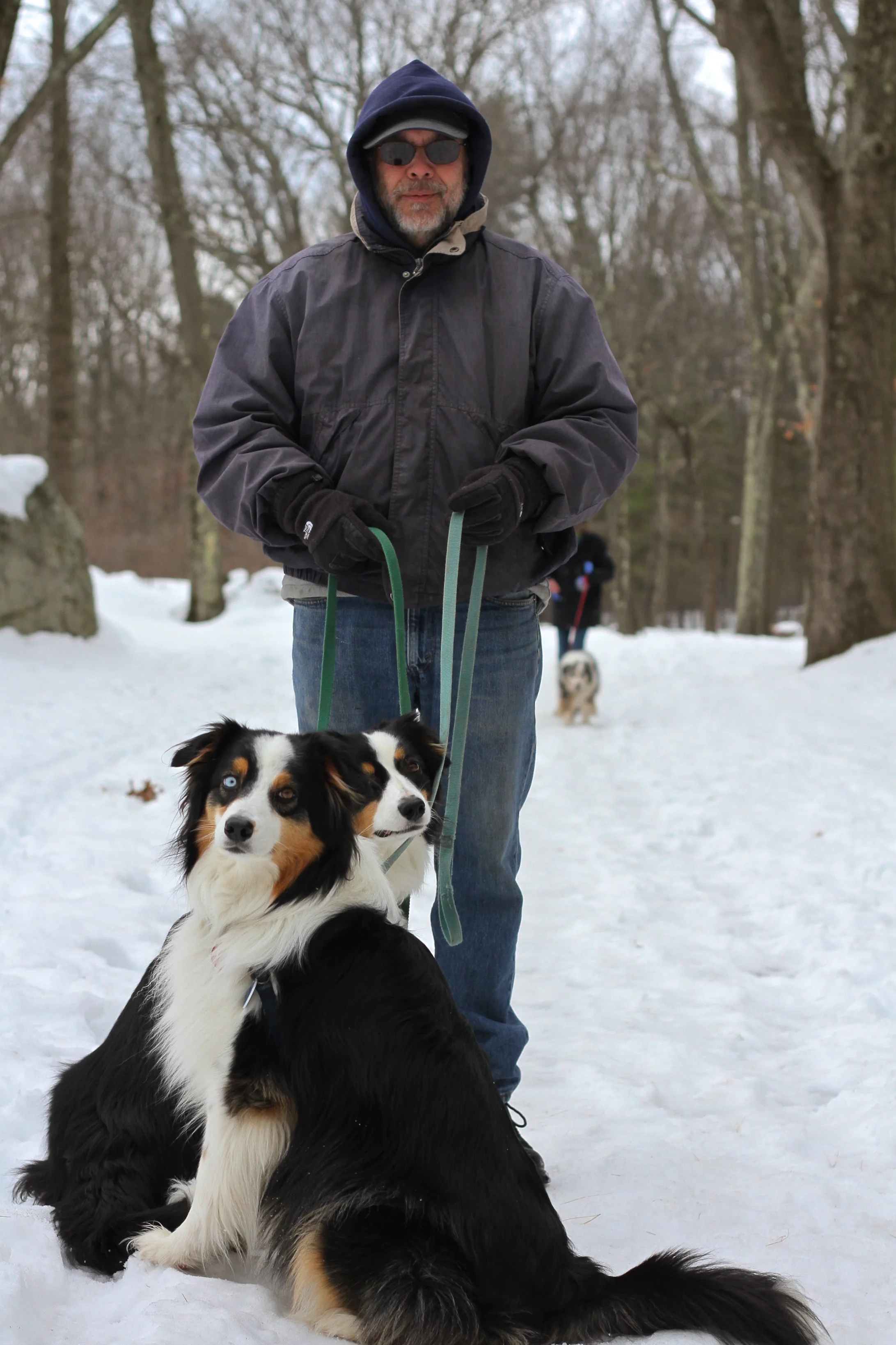 What immediately struck me about this man was not him, but rather his dog. You can see that one of the dogs has two different colored eyes. "What is your largest remaining goal in life?" "To retire." After hearing this, I decided that sometimes short answers weigh in more than long-winded answers. 