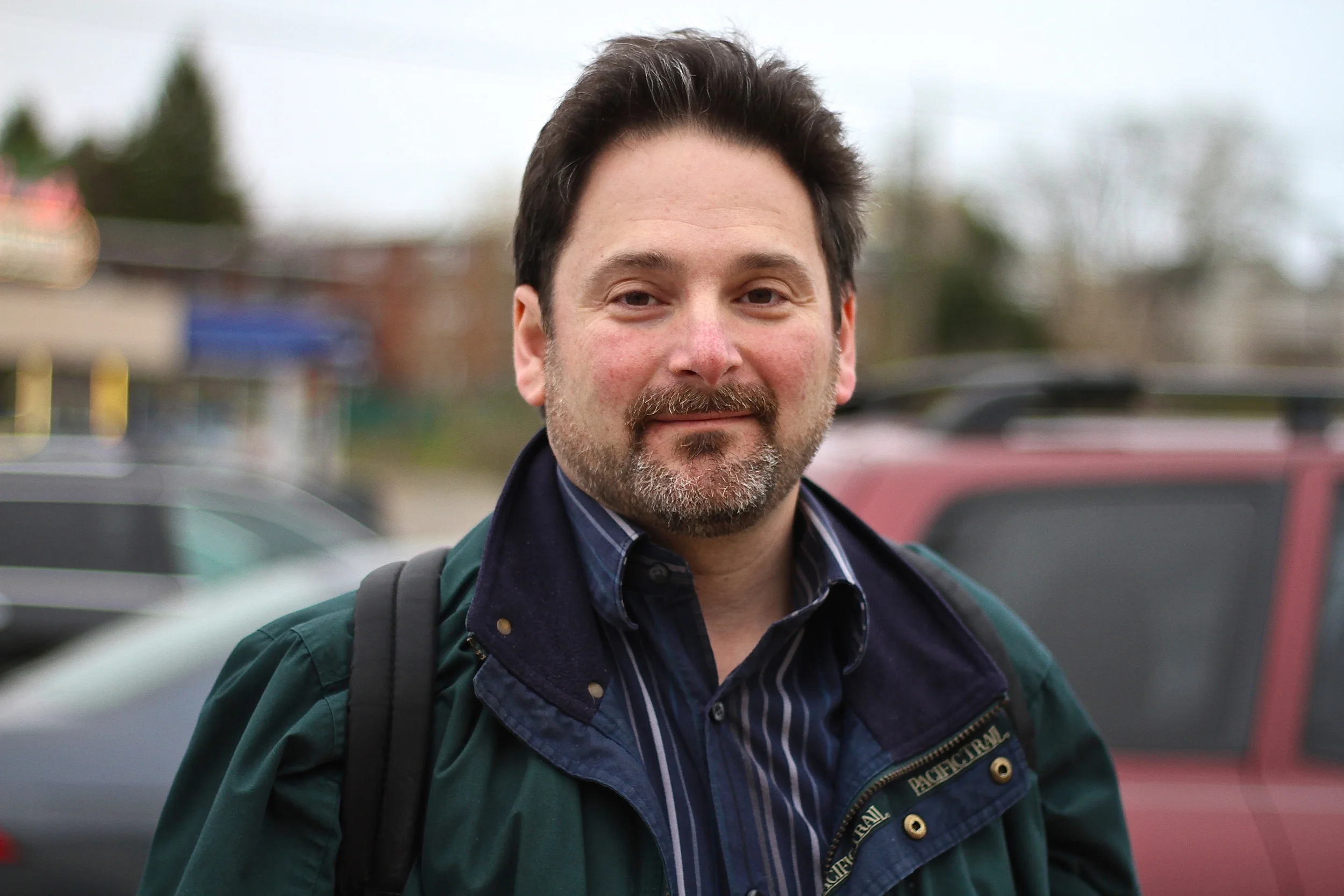 "In your opinion, what is the biggest problem in the world right now?" "The biggest problem would be apathy, towards pretty much everything that's going on; environmental, political, and social. More people care more about what's happening on Facebook than anything real in the world around us."