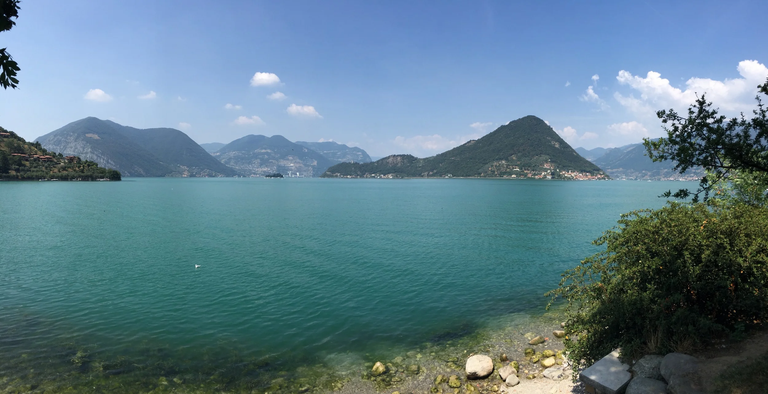 Lago d'Iseo, another stop on our way to Milan