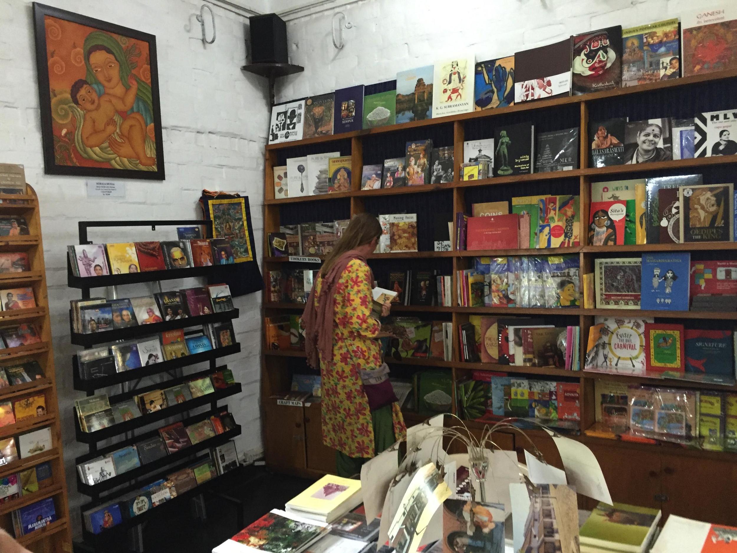 Music and books in the gift shop