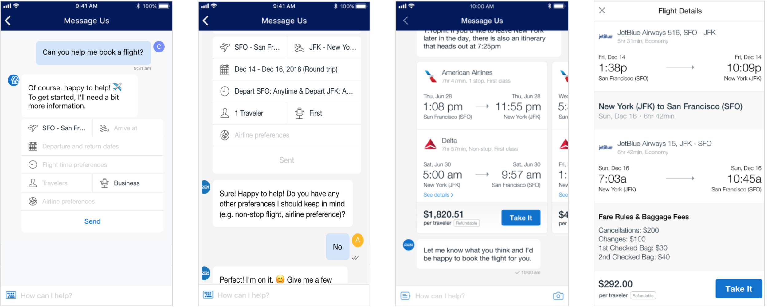 Flight booking flow