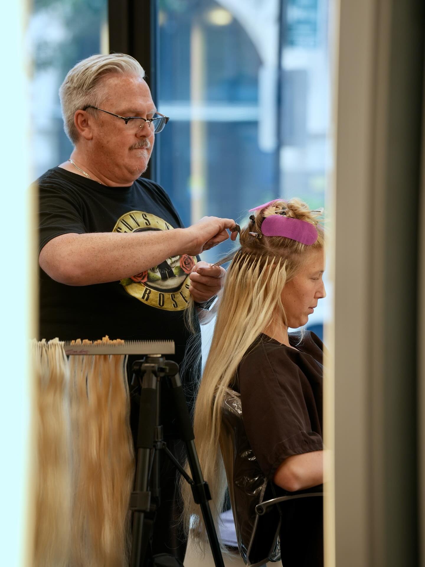 Happy Hair Loft Day to our blonding and extensions guru @jimmyjamesclark! 🎉