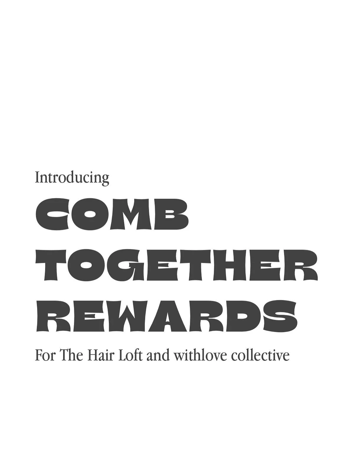 We know there are countless places to go in Chicago and that&rsquo;s why it means so much that you chose us! We want to thank you for your trust and reward you for your loyalty. 

With our Comb Together Rewards, you&rsquo;ll earn 1 Point for every do