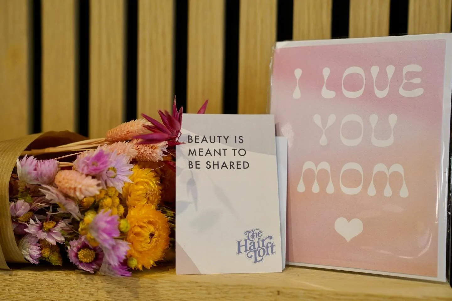 Final few days till Mother&rsquo;s Day and our To, Mom gift set is still available. It&rsquo;s too late to ship but you can pick up the gift set in-store which includes a $100 Gift Card, Dried Flower Bouquet, and a Greeting Card.