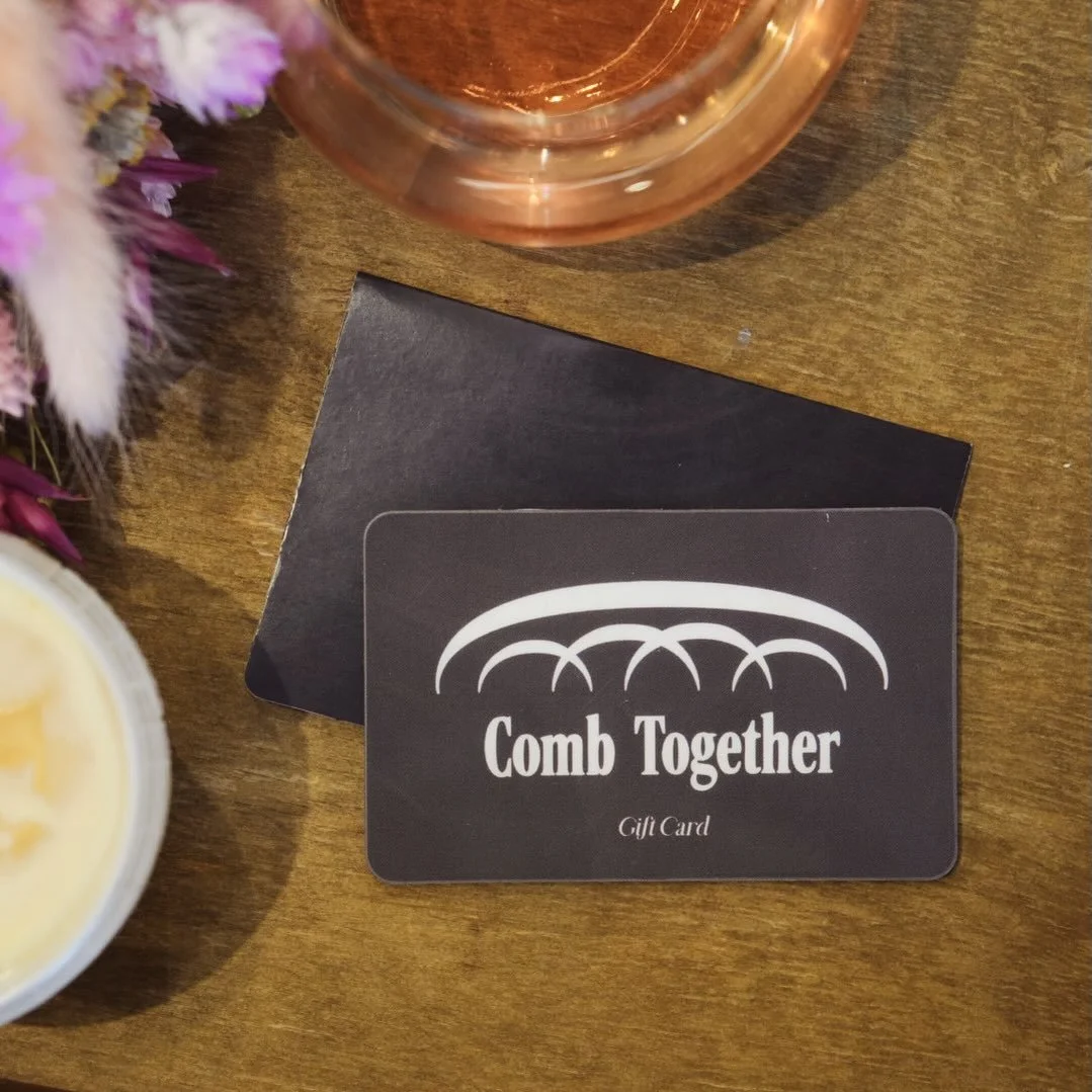 This month there&rsquo;s birthdays, anniversaries, back to school, and National Son and Daughter Day on the 11th. No matter the occasion a Comb Together Gift Card is their style. 💳 Classic and Digital cards available for use at either of our locatio