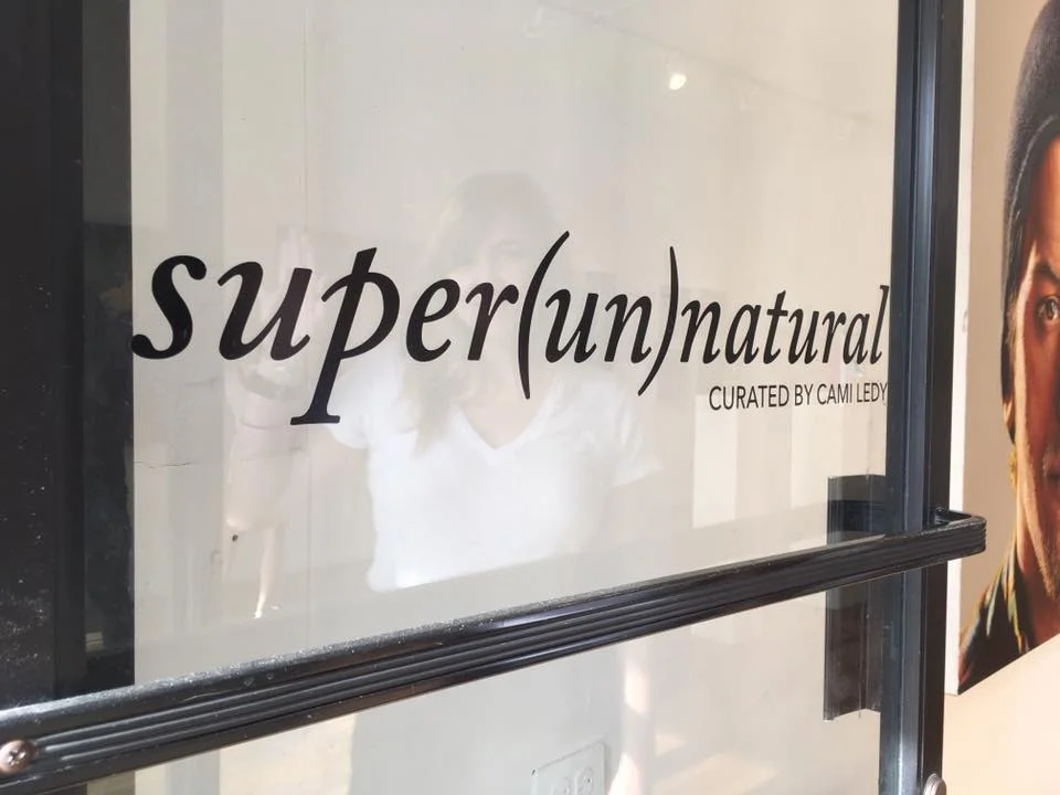 super(un)natural, a group show curated and produced by Cami Ledy at 287 Bleecker Street (just east of 7th Avenue in Manhattan's West Village)