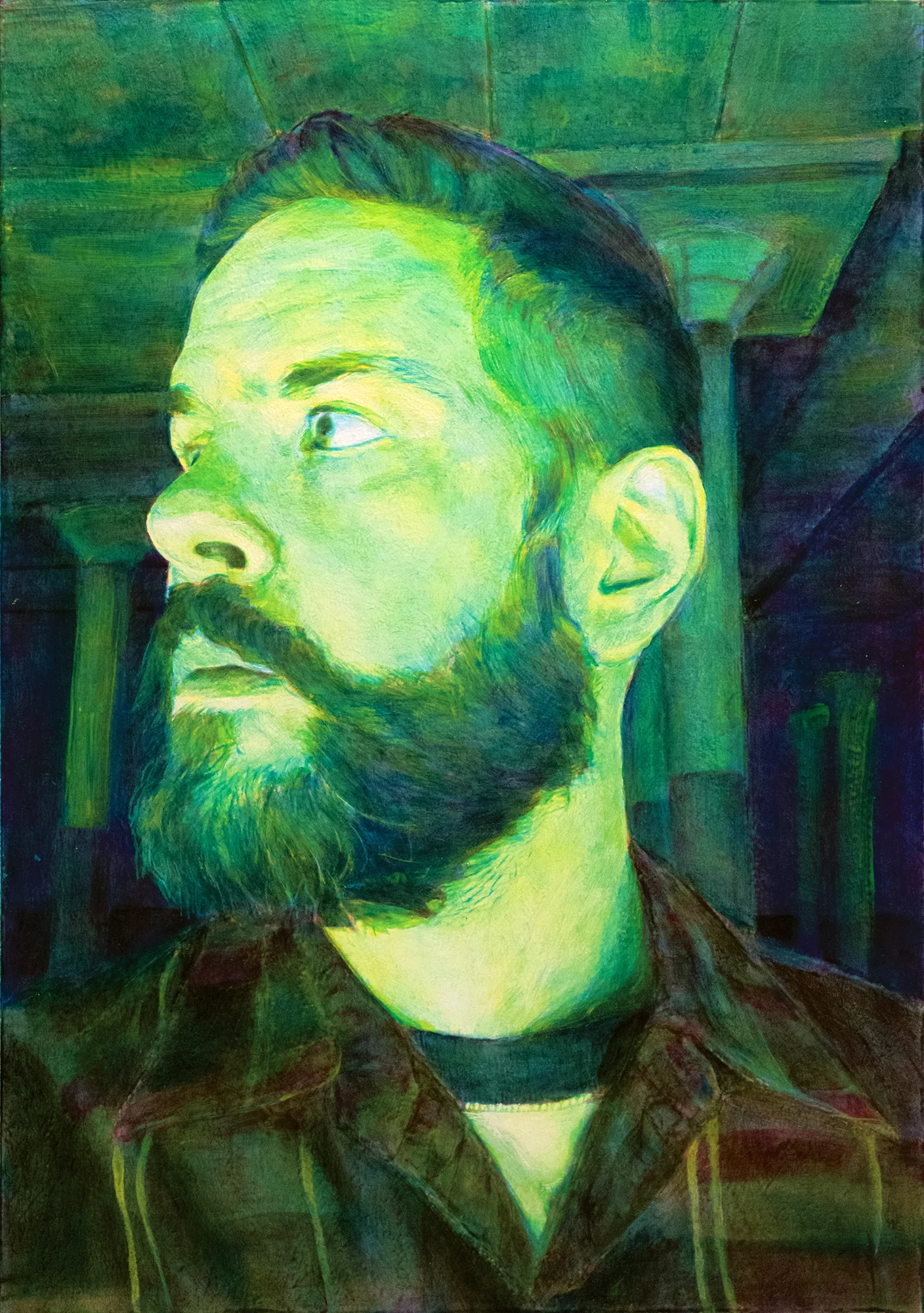 JoshuaDean Standing Near a Flavin Installation (A Self Portrait).jpg