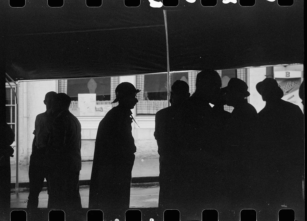 Preparations for Fireman's Carnival, July 4th Celebration, State College, Pennsylvania 1941 - Edwin Rosskam