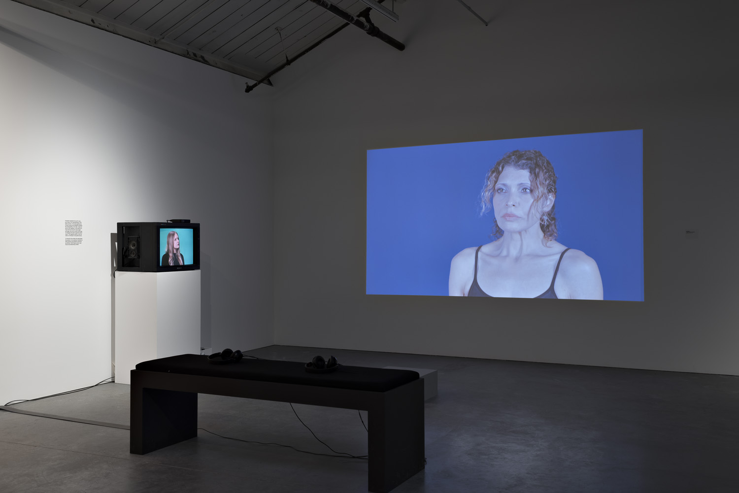 Installation view from Poppy Coles' thesis exhibition