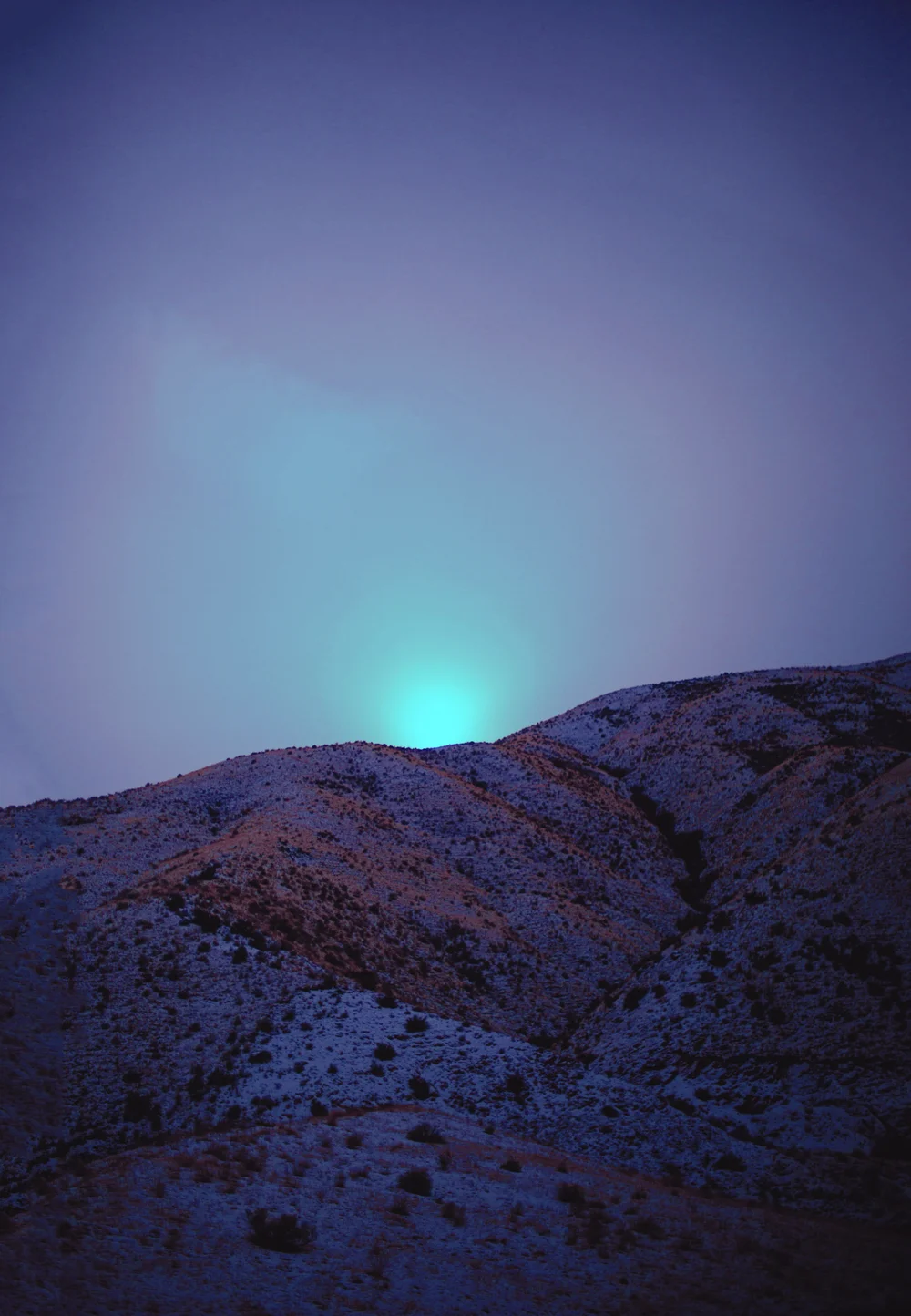 Cerulean Moon, 2016 © Una Blue