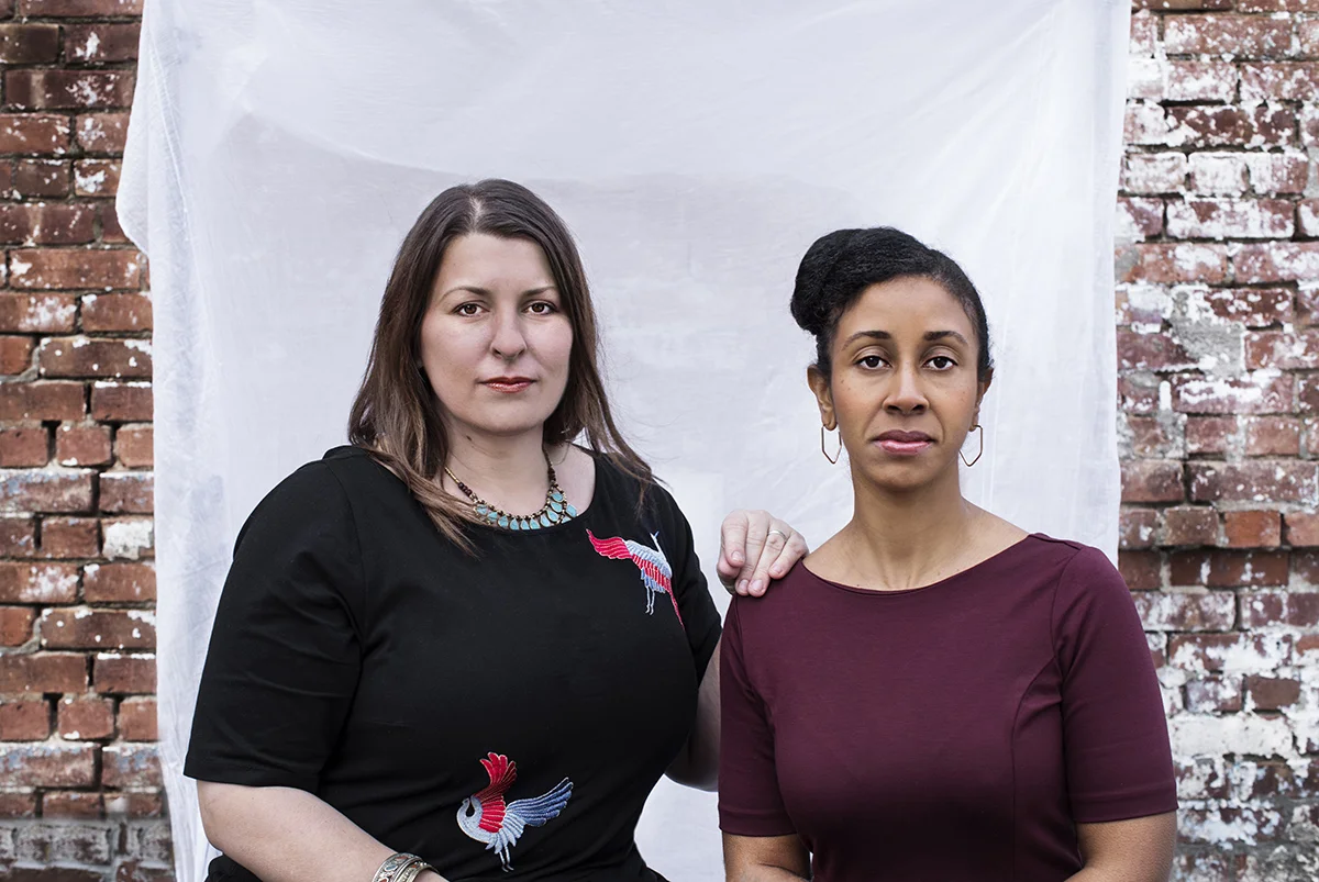 Women Picturing Revolution: Lesly Deschler Canossi and Zoraida Lopez-Diago. Photo © Katrin Björk, Winter 2017
