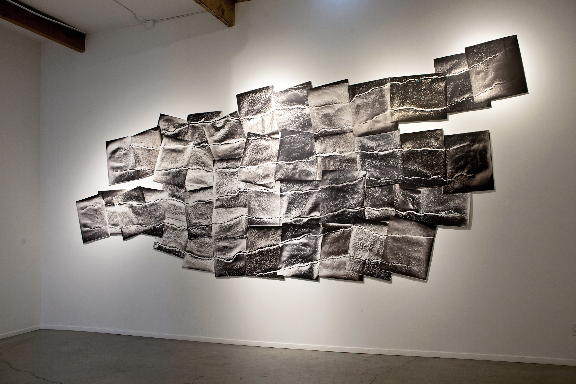Installation of Klea McKenna's work at RayKo Photo Center