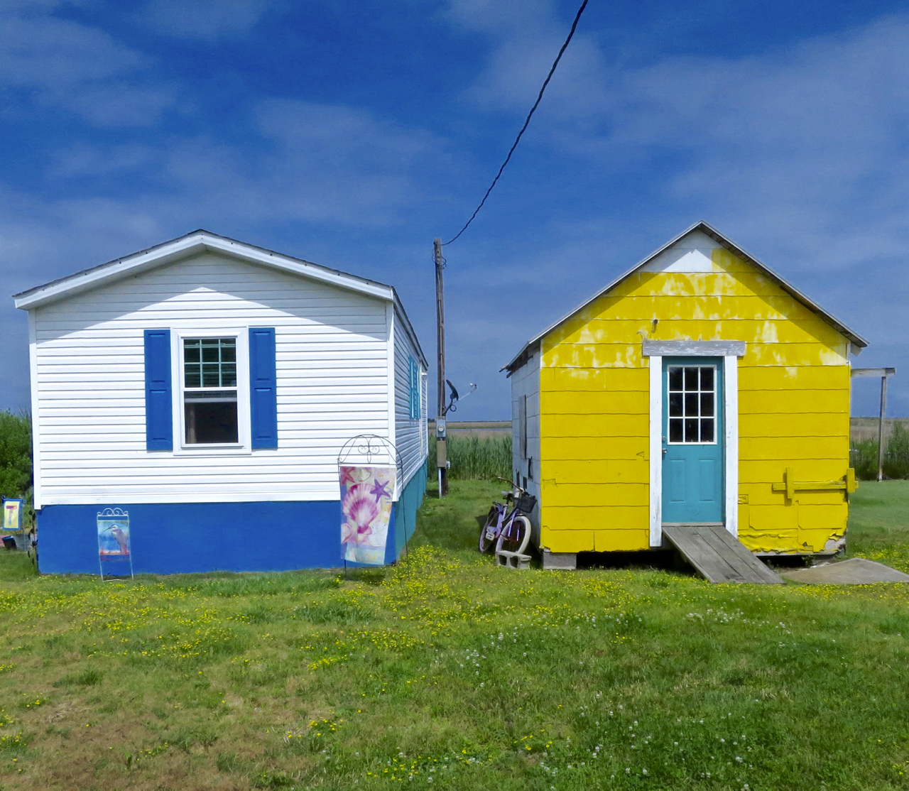 © Mary Walton, Two Houses on Tangier Island, Virginia, 2016 Courtesy the artist