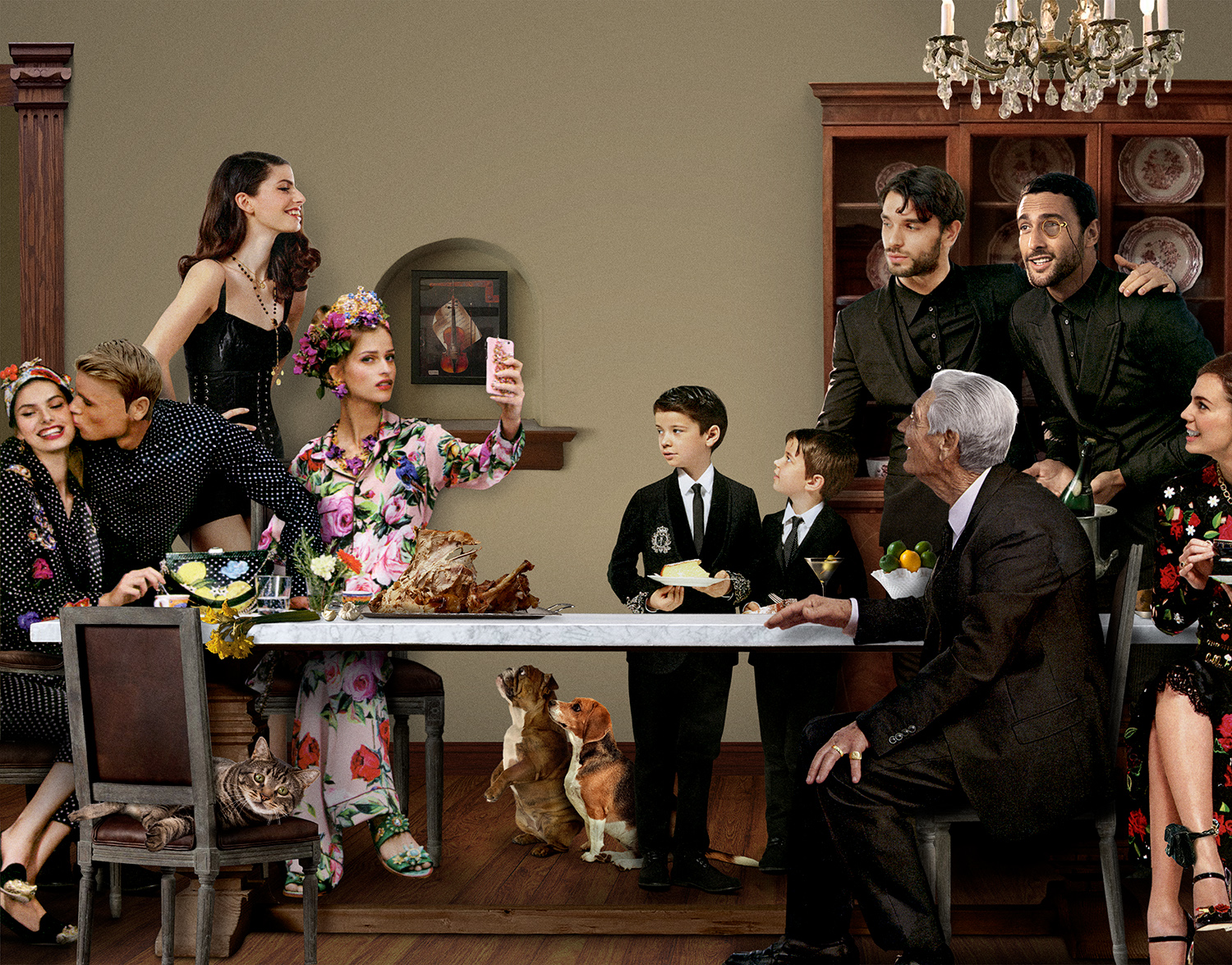 Dinner and Gossip , 2016. © Jayson Bimber