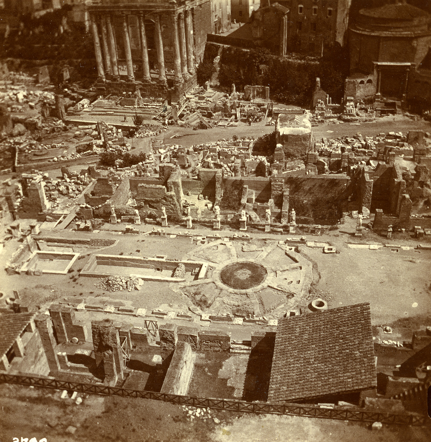 Columns of the Temple of Mars. Rome, 1903. Albumen Print . © Esther Boise Van Deman
