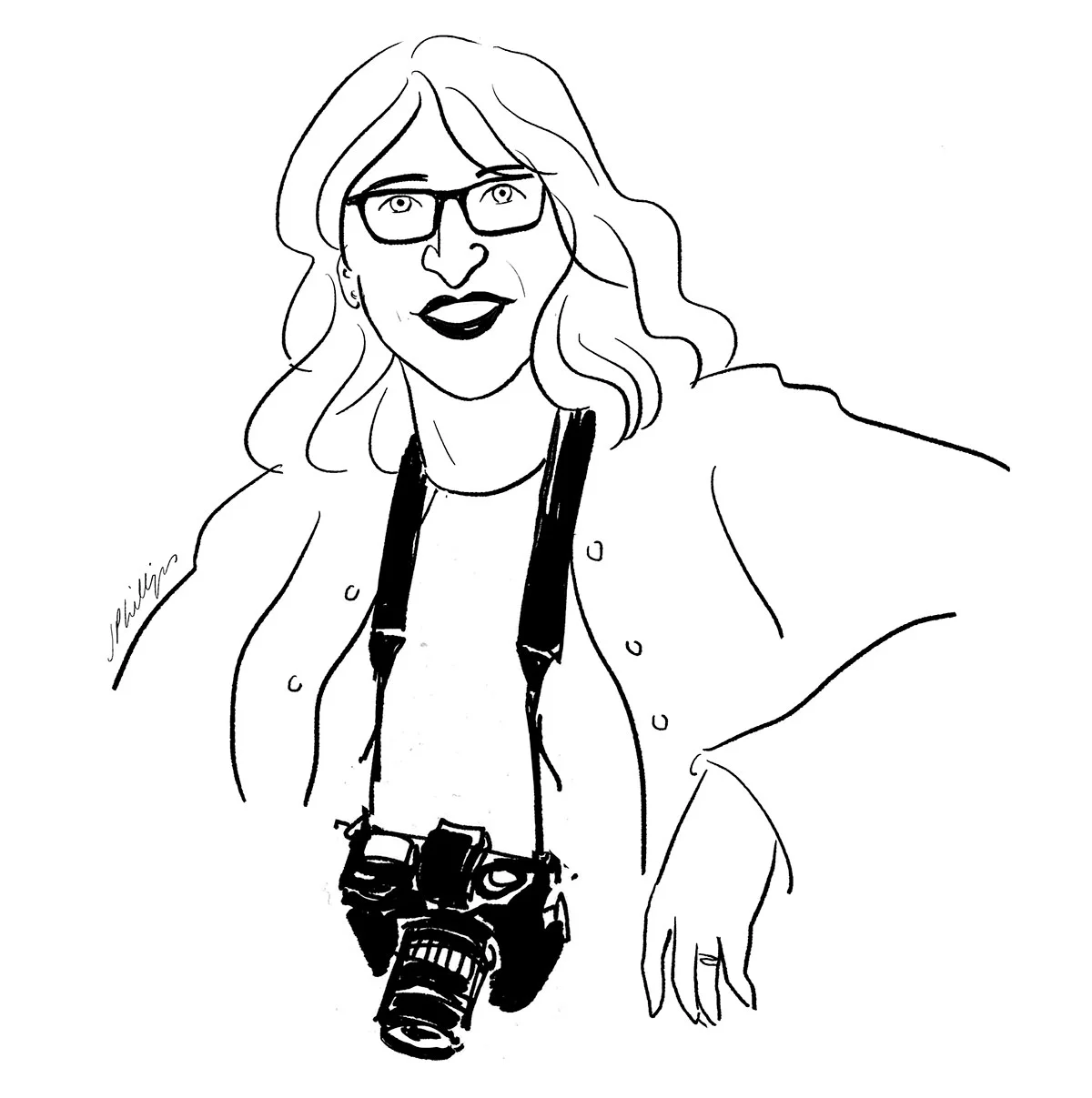 Lauren Greenfield's favorite photobooks include Jim Golberg's Rich and Poor , and Nan Goldin's The Ballad of Sexual Dependency . Illustration © Jeffrey Phillips 