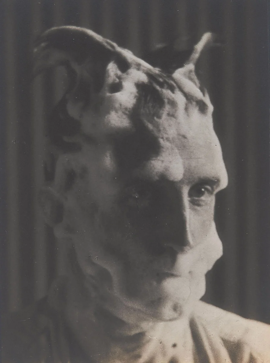 Marcel Duchamp with Shaving Lather by Man Ray