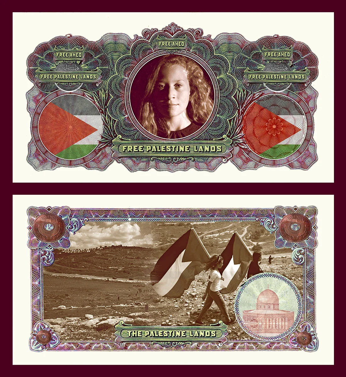 In Honor of Ahed Tamimi © Azin Seraj