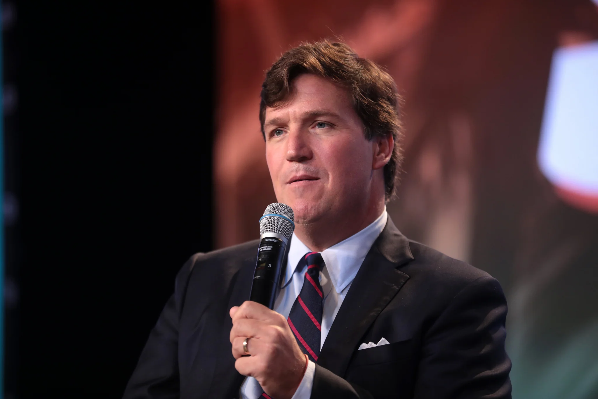 Tucker Carlson speaks his mind. Photo © Gage_Skidmore via Flicker