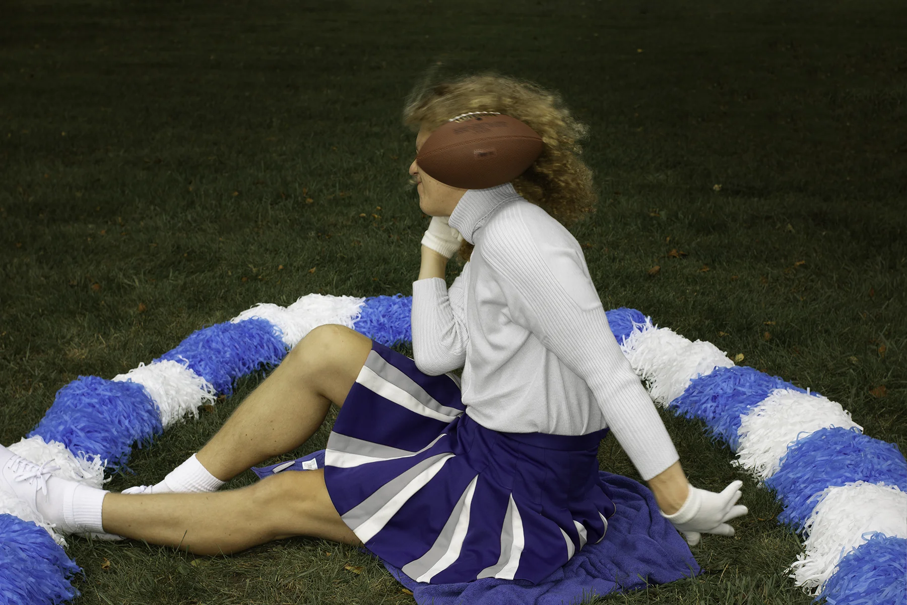 Self Portrait As My Mother As A Cheerleader, 2018 © Vaughan Larsen
