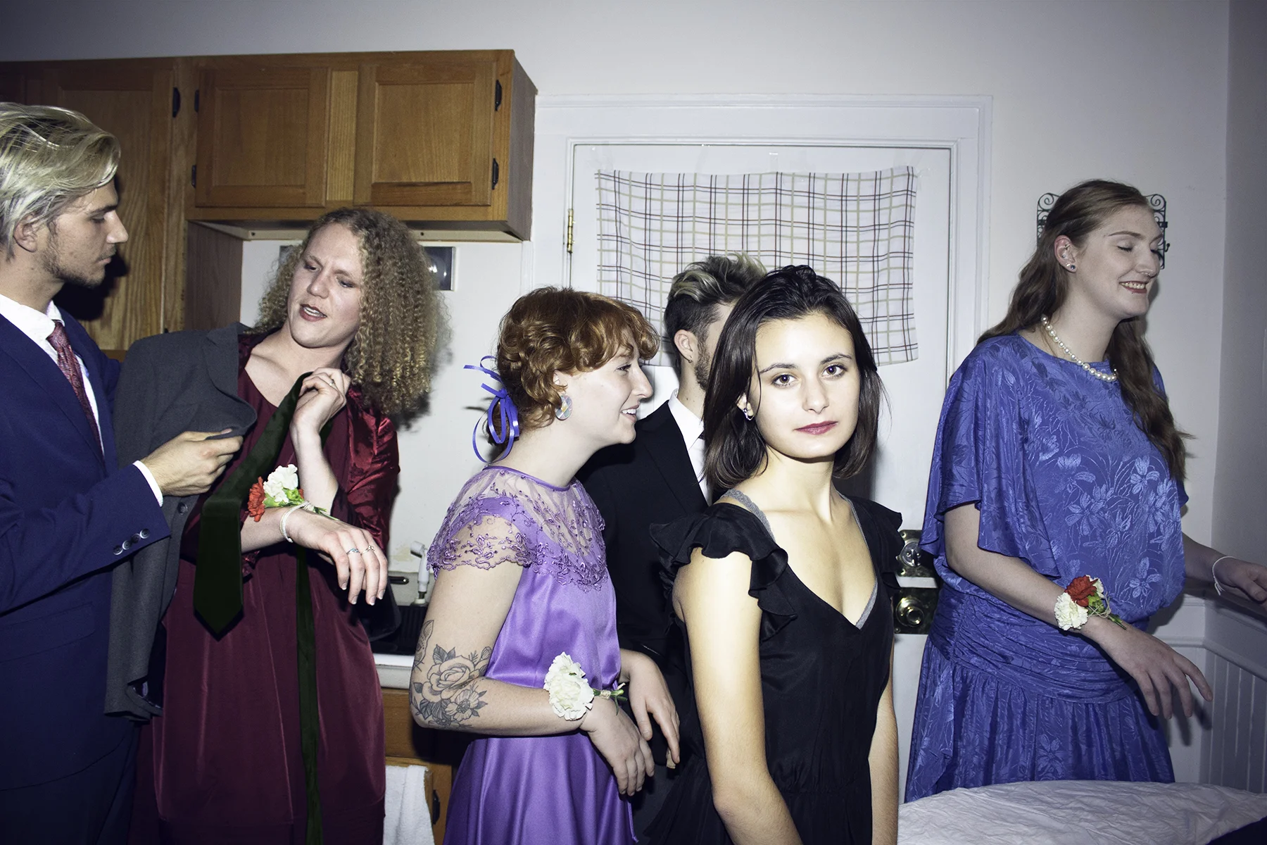 Self Portrait as My Aunt Getting Ready for Prom, 2018 © Vaughan Larsen