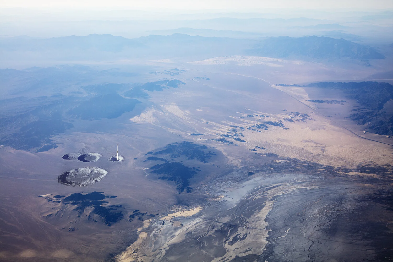 Rocket Test, Mojave Desert. 1942/ 2019 © Barbara Diener