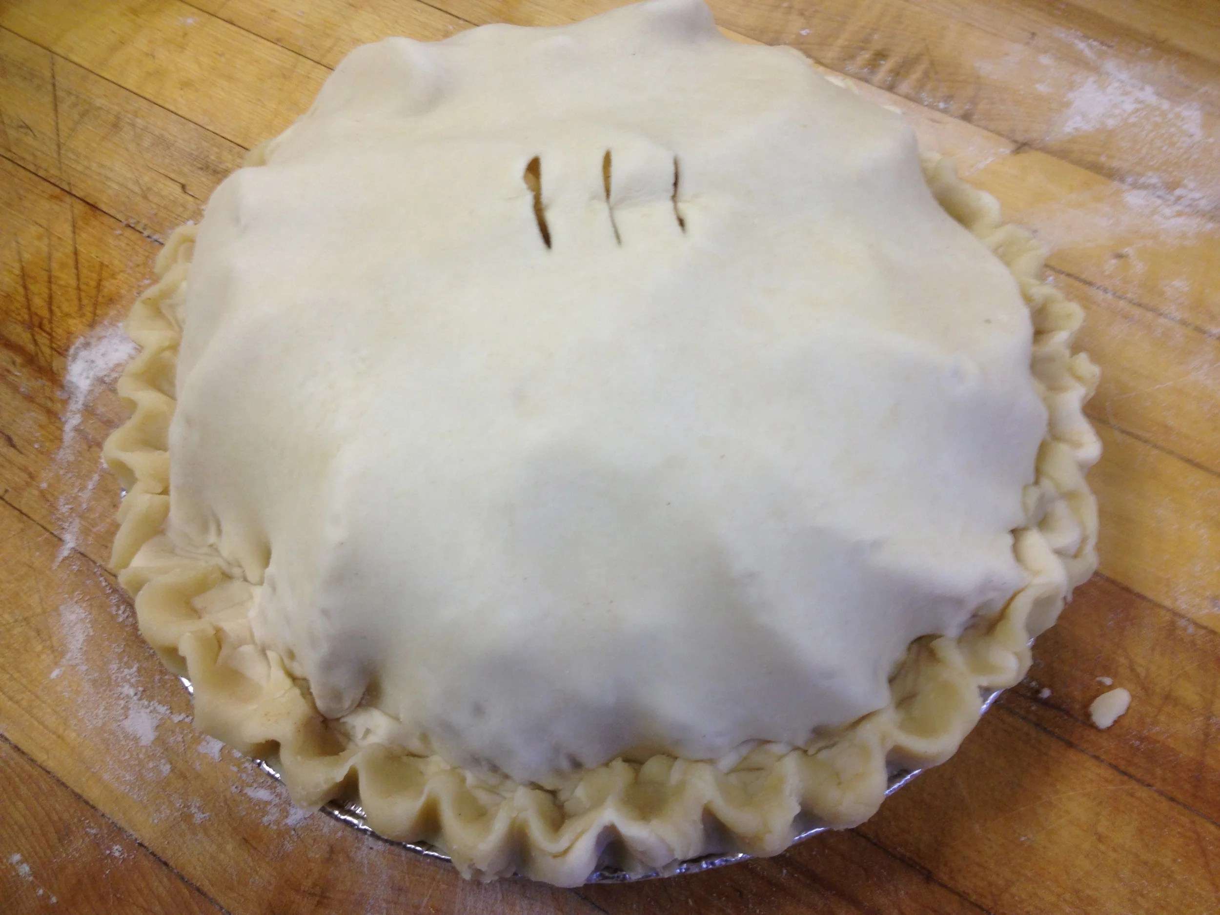 Fluted Crust, Ready For the Oven