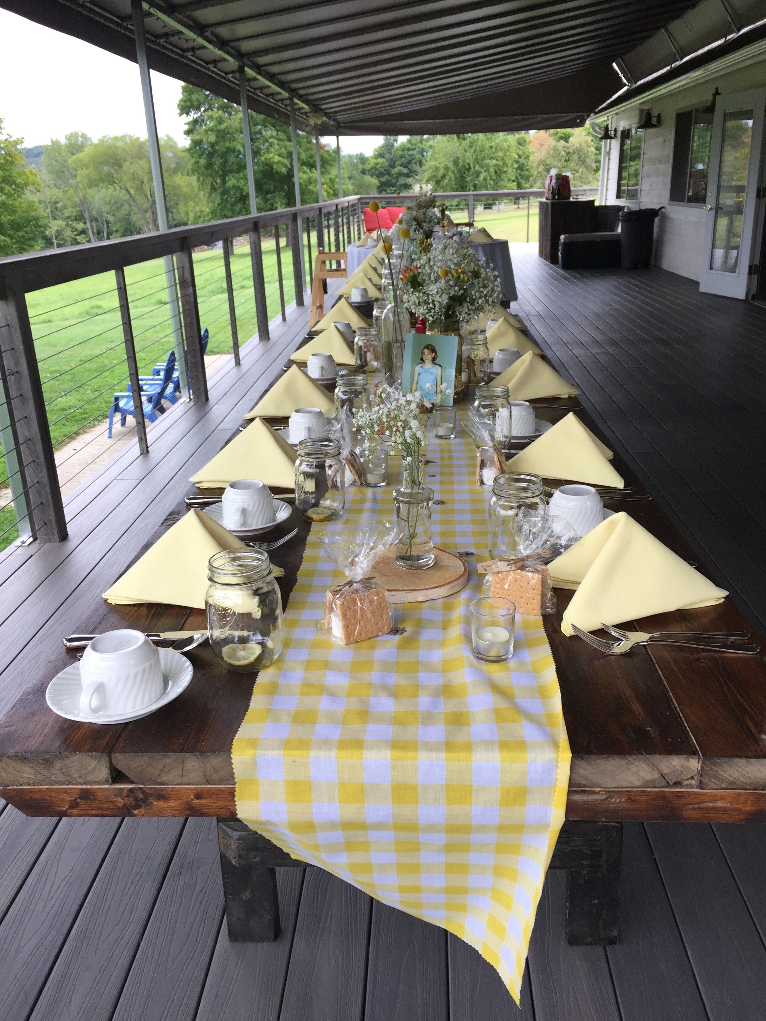  wedding table candlelight farms 