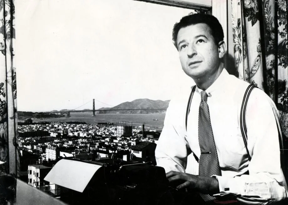 Herb Caen in the 1940s. Source: San Francisco Chronicle .