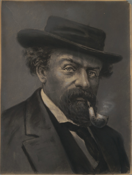 Portrait of Emperor Norton, c.1870s, by Virgil Williams (1830-1886). Collection of the Bancroft Library at the University of California Berkeley. Source: Calisphere .