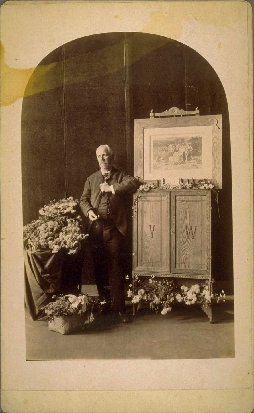 Photograph of Virgil Williams, 1886. Collection of the Bancroft Library at the University of California Berkeley. Source: Calisphere .
