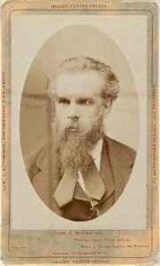 Eadweard Muybridge, c.1870, as he looked when he took his photograph of the Emperor. (Museum of Fine Arts, Boston via )